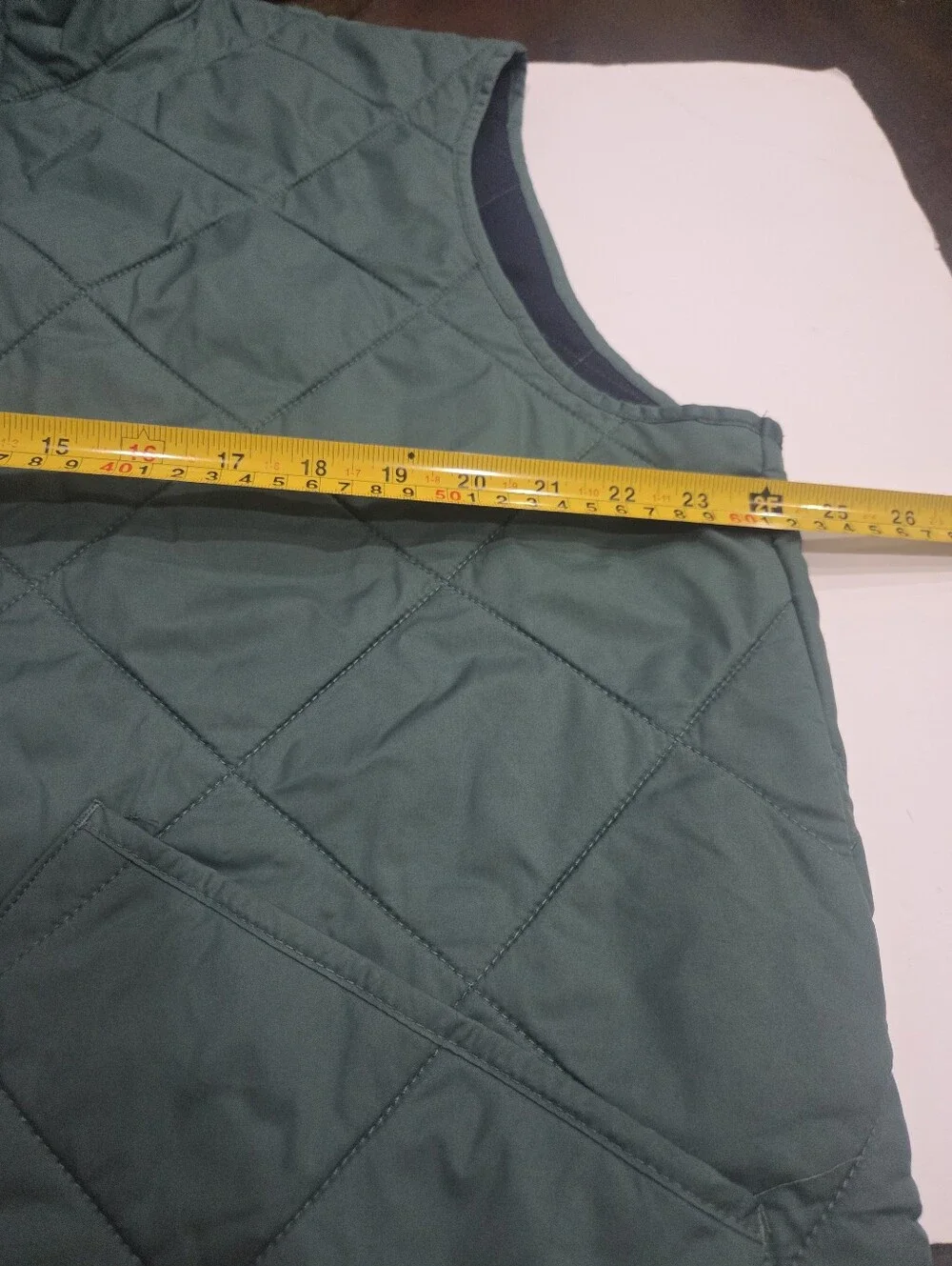 J.Crew Quilted Walker Vest With Front Patch Pockets Sz.XL Men's